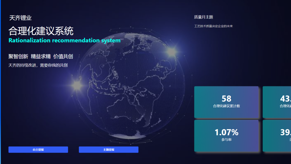 008PG国际锂业开发的合理化建议系统正式上线啦！