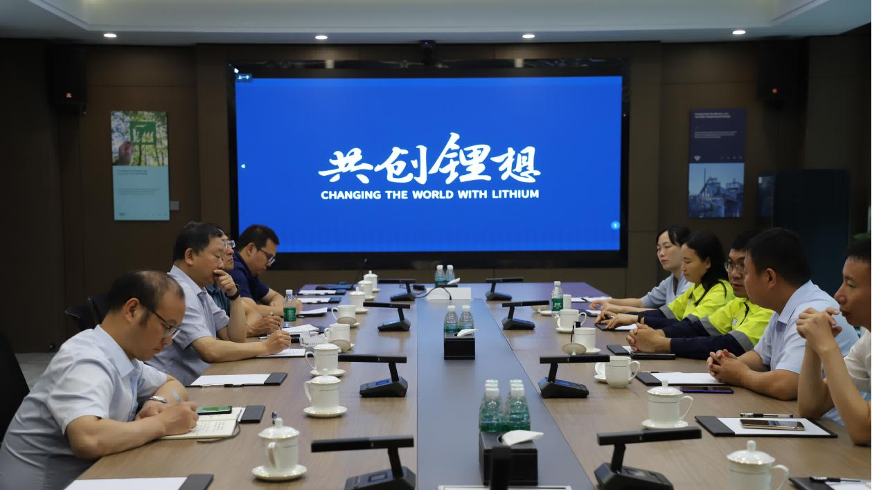中国有色金属工业协会副会长段德炳一行到访008PG国际锂业安居基地
